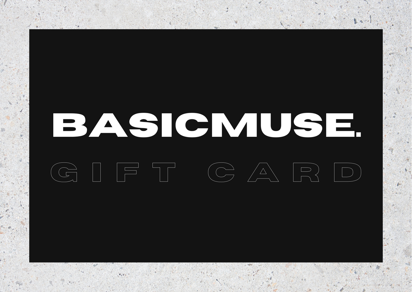 basic muse gift card