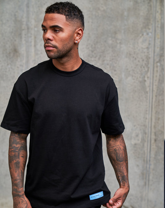 basic muse mens black tee