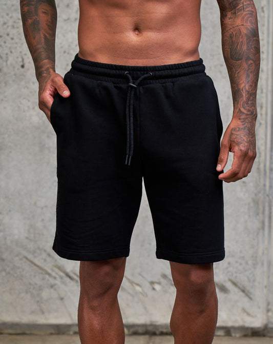 basic muse black track short